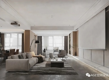 年代建設(shè)【AGE空間設(shè)計】228㎡躍層現(xiàn)代風(fēng)，素雅精致的藝術(shù)內(nèi)核！
