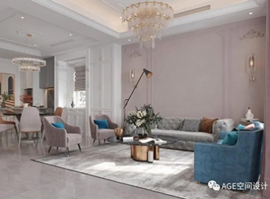 年代建設(shè)【AGE空間設(shè)計(jì)】法式輕奢|一場浪漫與優(yōu)雅的邂逅