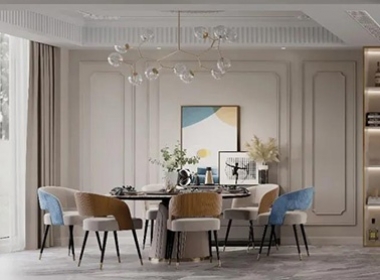 【AGE空間設(shè)計】雙套貫通大平層，輕奢浪漫法式風(fēng)！