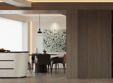 AGE空間設(shè)計(jì) | 128㎡黑白交響曲極簡私宅，用克制美學(xué)演繹高級(jí)感