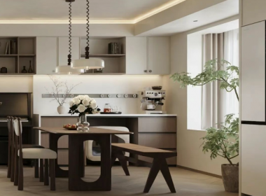 AGE空間設(shè)計(jì)|當(dāng)輕法式撞上中古風(fēng)，在奶油與胡桃木色里藏了半部巴黎舊事