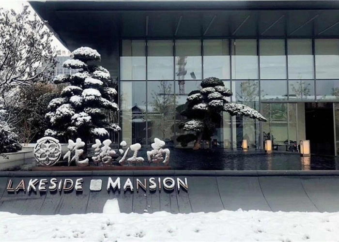 花語江南售樓部幕墻裝飾