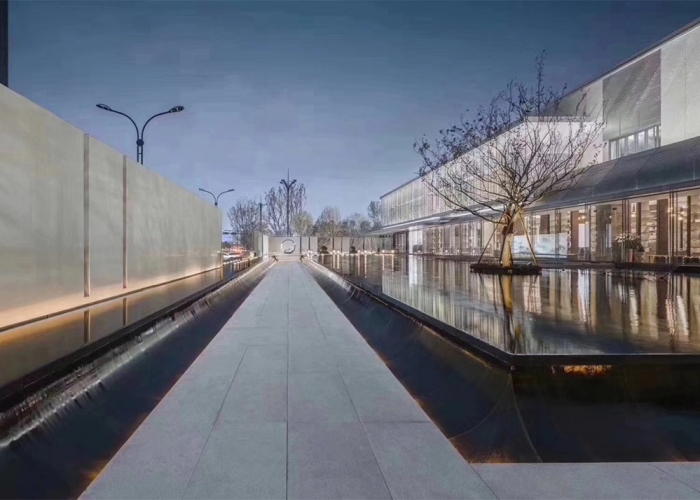 江南國(guó)際城售樓部幕墻裝飾