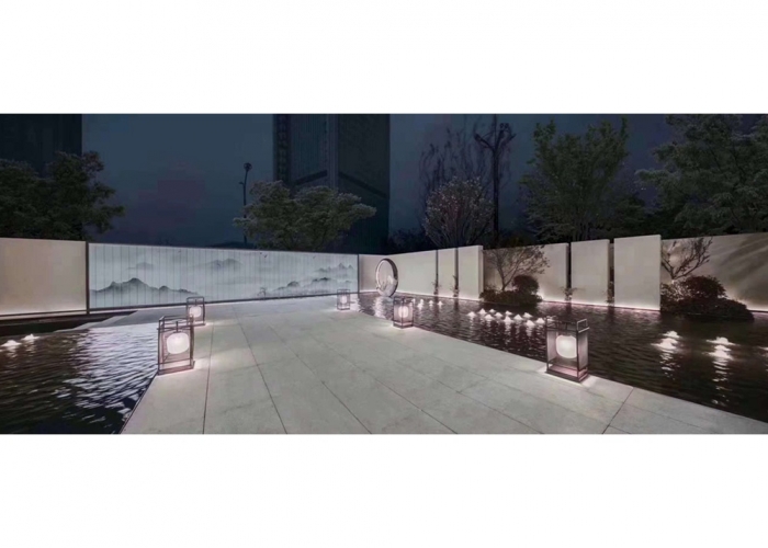 江南國(guó)際城售樓部幕墻裝飾