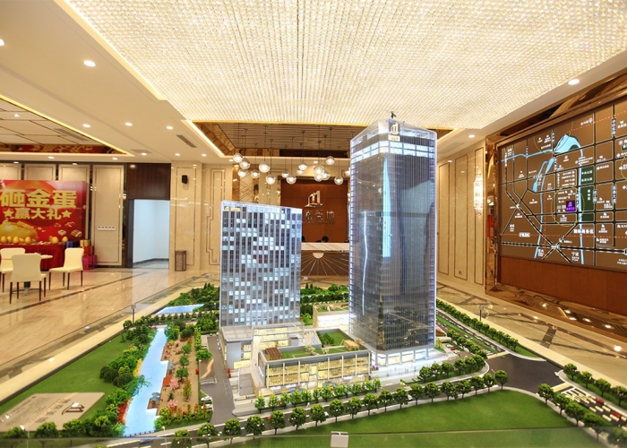 迦南美地售樓部裝飾